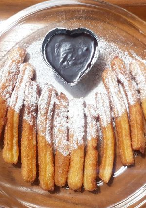 Foto resep Churros saus coklat anti gagal <20rb