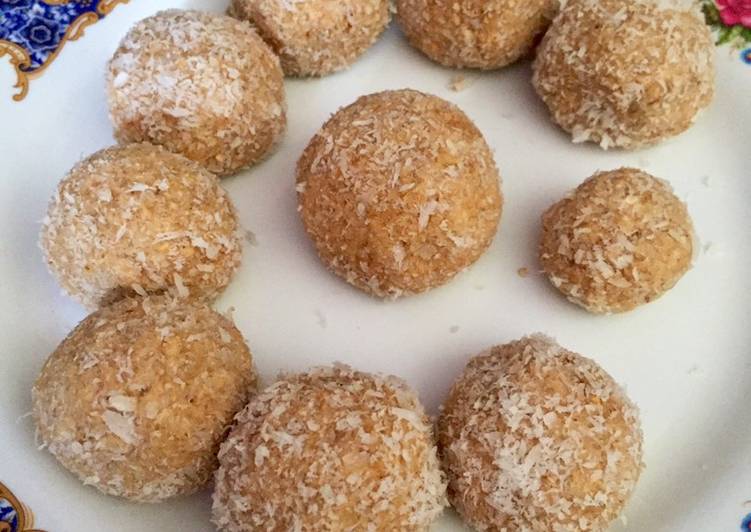 Easiest Way to Make Homemade Apple peanuts butter balls
