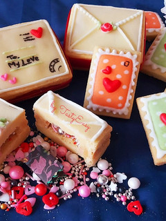 Foto resep Kue Kering Valentine | Icing Sugar Cookies | Kue Kering Butter Cookies | Cookies Decorating