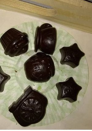 Una foto de Bombones sin lácteos, chocolates veganos