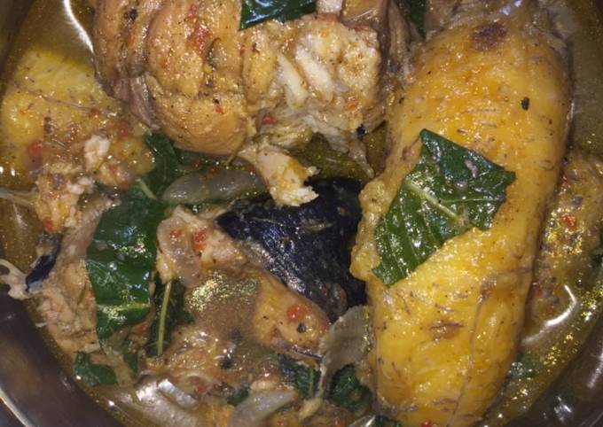 Step-by-Step Guide to Prepare Speedy Fish and plantain pepper soup