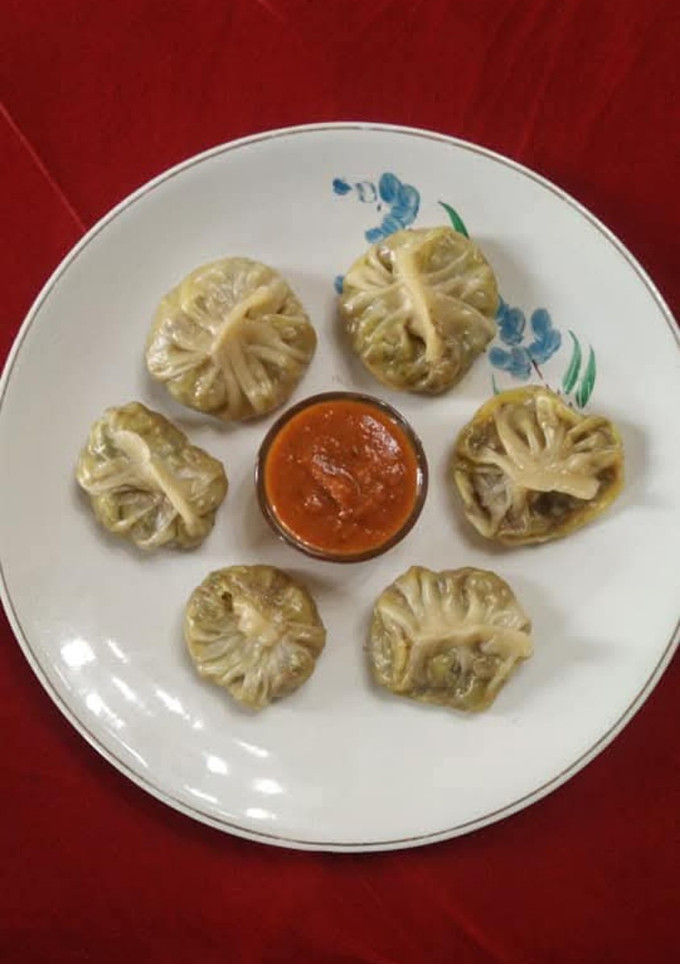 A picture of Momos With Paneer Veg Stuffing.