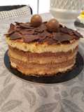 Naked cake con crema di nocciole #scuolacioccolato