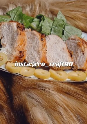 صورة لوصفة شرائح الدجاج المتبل بالزعتر والروز ماري 😋🍗