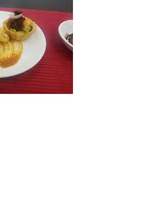 A picture of Thai shrimp tart.