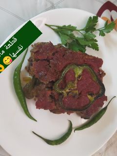 صورة لوصفة صينية مسقعة باللحمه المفرومه