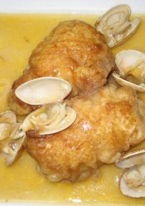 Foto principal de Lenguado relleno de langostinos con almejas