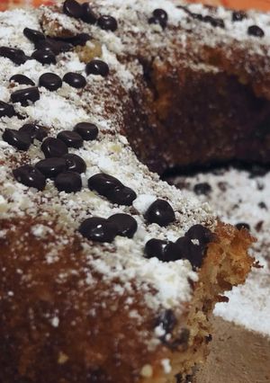 Foto di Ciambellone alle carote con gocce di cioccolato