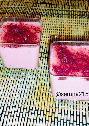 عکسی از دستور ژله بستنی با پودر لبو