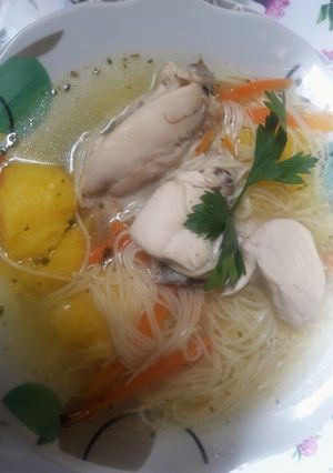 Una foto de Caldo de Pollo 🇵🇪