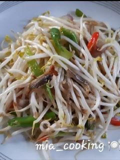 Foto resep Tumis tauge ikan teri jengki