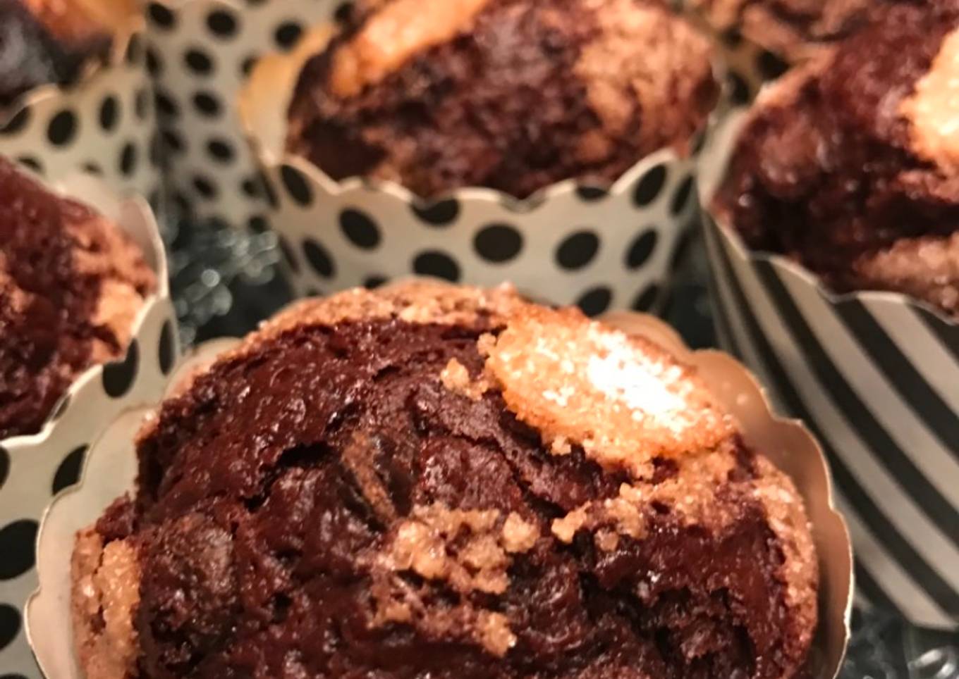 Magdalenas de chocolate (Thermomix)