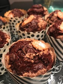 Una foto de Magdalenas de chocolate (Thermomix)