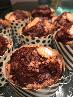 Una foto de Magdalenas de chocolate (Thermomix)