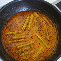 A picture of Drumstick Curry.
