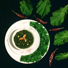 A picture of Sarson Ka Saag.