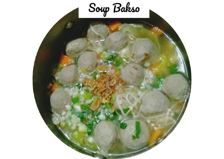 Soup Bakso simple