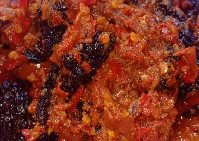 Dendeng balado bikin ketagihan