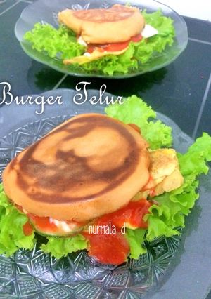Foto resep Burger telurJumat Simple