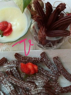 Foto resep Churros Coklat Vla Vanilla