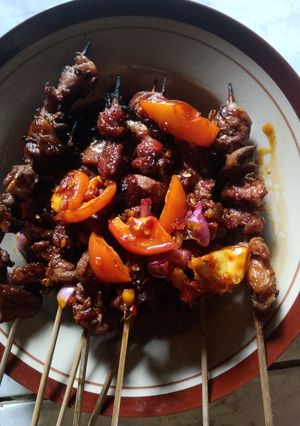 Foto resep Sate kambing