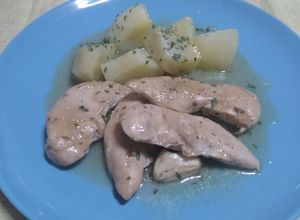 Una foto de ¡¡¡¡¡¡¡ Deliciosos !!!!!!! 🍗Solomillos de Pollo al Whisky 🥠
