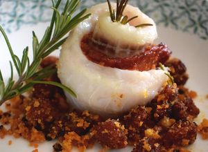 Une photo de Roulé de filet de merlan au chorizo #avril