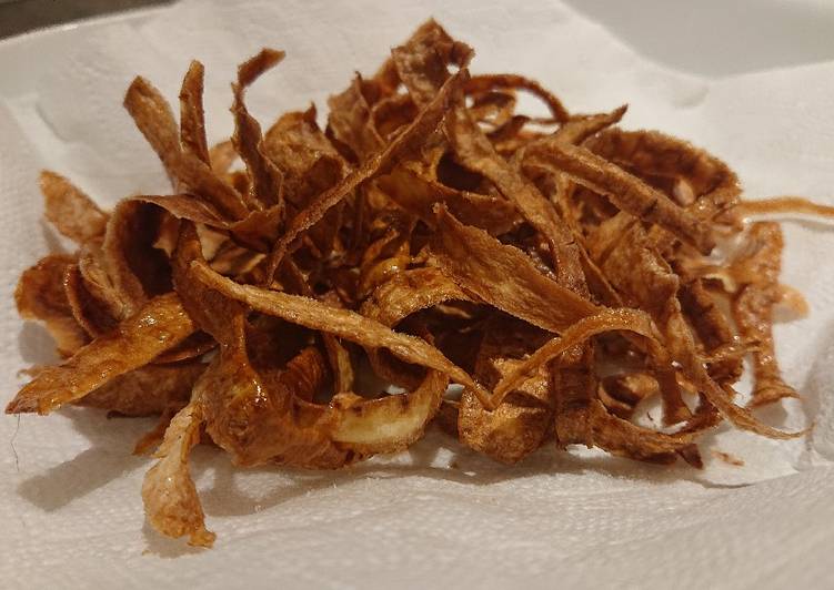 How to Make Favorite Deep Fried Parsnip Peels