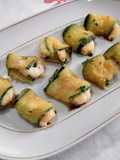 Involtini di zucchine e gamberetti