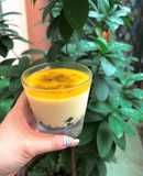 Cheesecake chanh dây không khuôn không lò