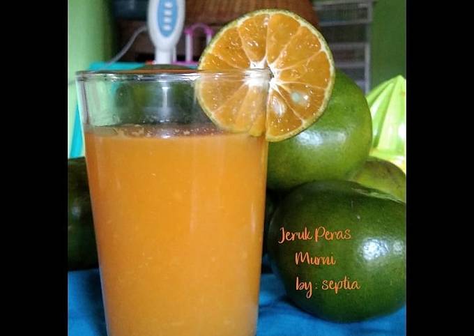 Resep Jeruk Peras Murni yang Enak