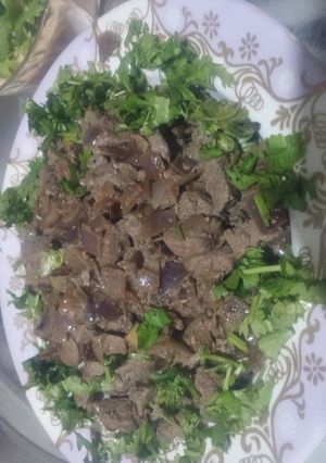 صورة لوصفة احلى كبده من ايدي