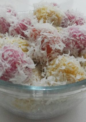 Foto resep Klepon warna tanpa kapur sirih