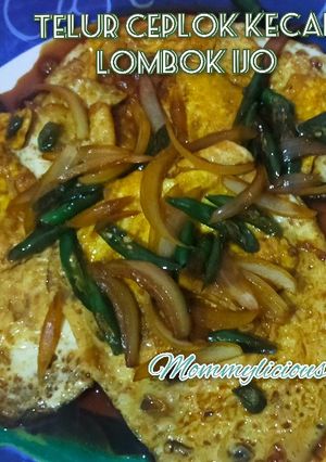 Foto resep Telur ceplok kecap lombok ijo Mommylicious