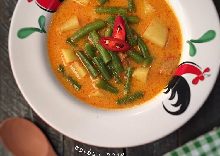 Resep Lodeh Buncis Kentang, Lezat Sekali