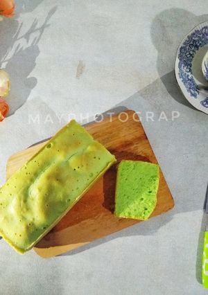 Foto resep Milk pound cake pandan