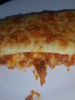 Una foto de Lasaña de atún