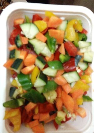 A picture of Vegetable salad.