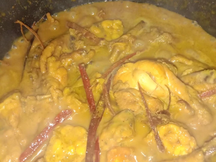 Langkah Gampang Membikin Resep Gudeg ceker &amp;amp; tempe ala orang Lampung bersuku Java😊 yang Enak Banget Anti Ribet, Lezat