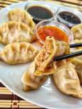 Gyozas rellenas con carne de cerdo