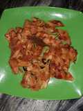 Pasta fagiolli (fideos con porotos y salsa)