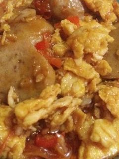 Foto resep Baso telur orak-arik sambal pedas jeletot
