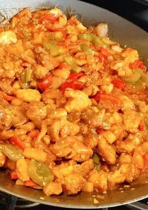 A picture of Sweet and Sour Pork.
