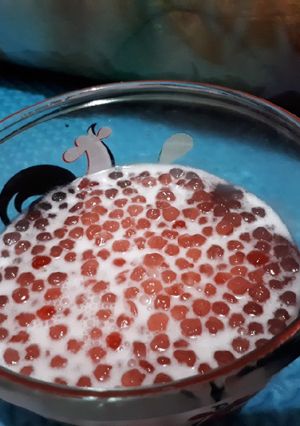 Foto resep Bubur sagu mutiara metode 5.30.7 kuah santan