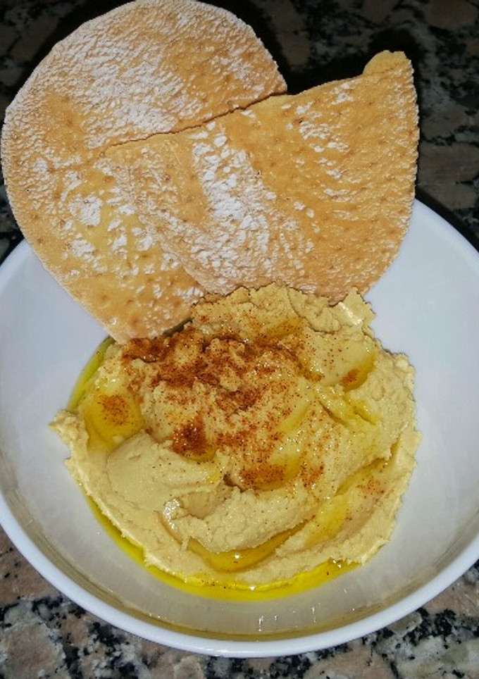 Una foto de Hummus de garbanzos