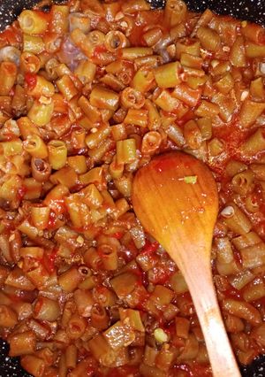 عکسی از دستور خورشت لوبیا سبز