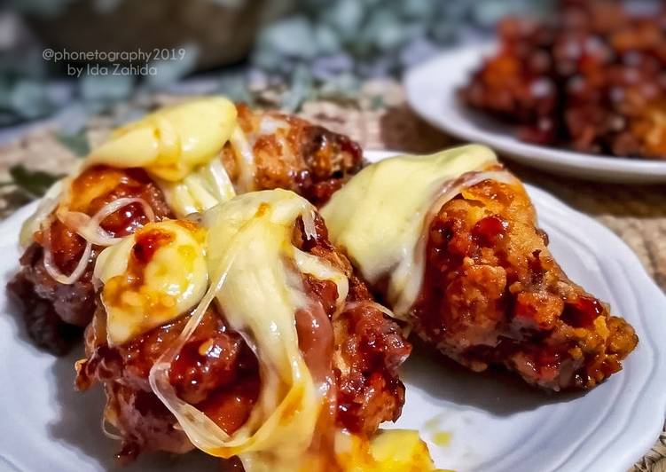 Resipi Ayam Goreng Cheese Korea Oleh Nor Zahida Aini Cookpad