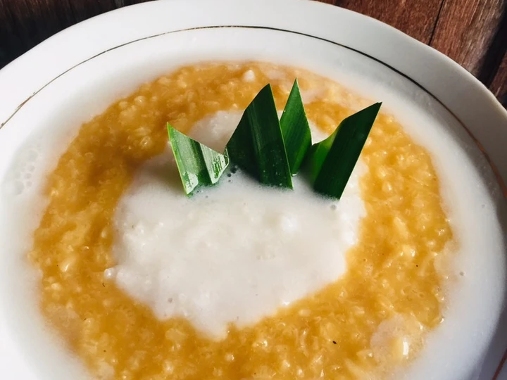 Cara Gampang Membikin Resep 68. Bubur merah putih dan santan yang Lezat Sekali Anti Ribet, Bisa Manjain Lidah