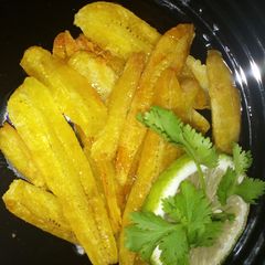A picture of Honey Plantain chips (matoke).