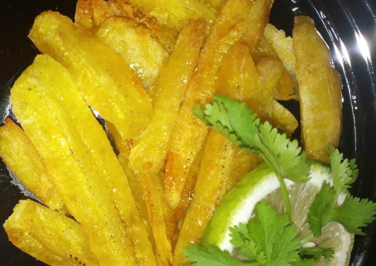 Honey Plantain chips (matoke)